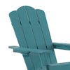 Flash Furniture Blue Adirondack Patio Chairs with Cupholder, 2PK 2-LE-HMP-1044-10-BL-GG